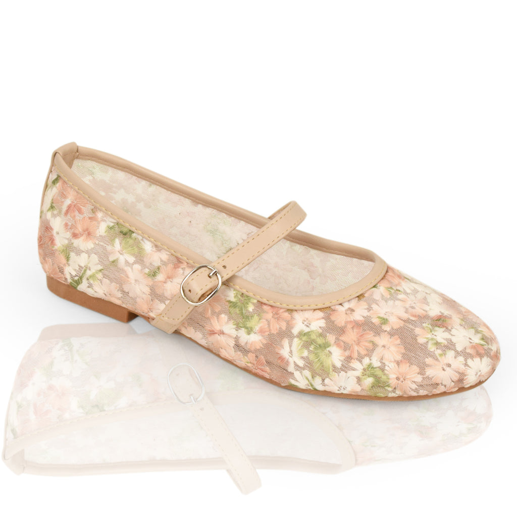 Floral Sheer Mary Jane