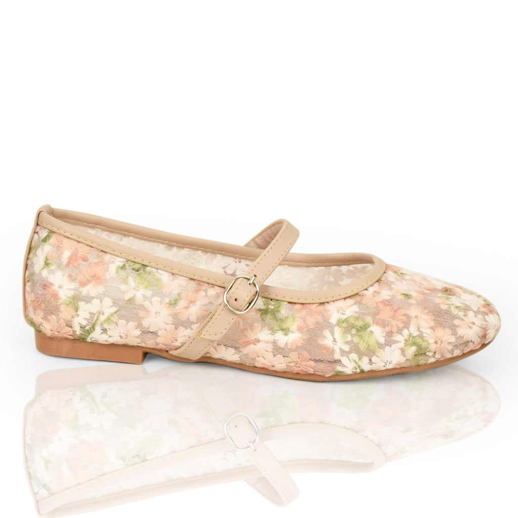 Floral Sheer Mary Jane