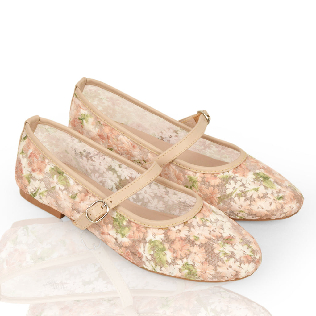 Floral Sheer Mary Jane