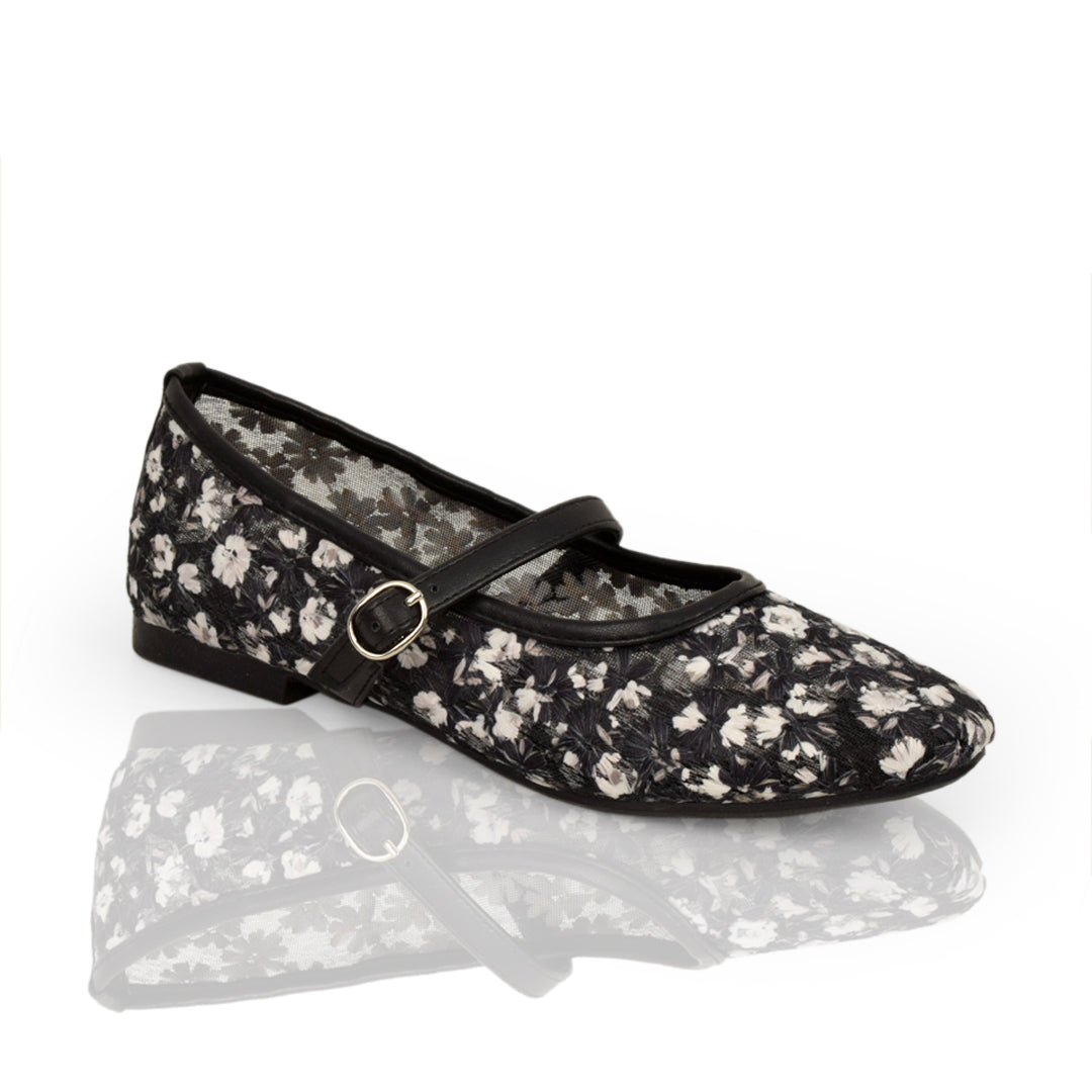 Floral Sheer Mary Jane