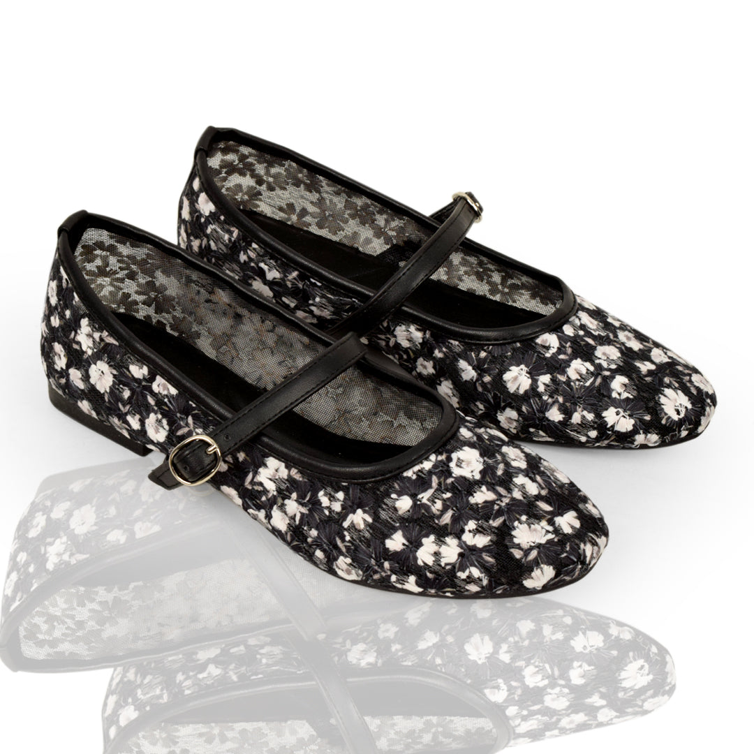 Floral Sheer Mary Jane