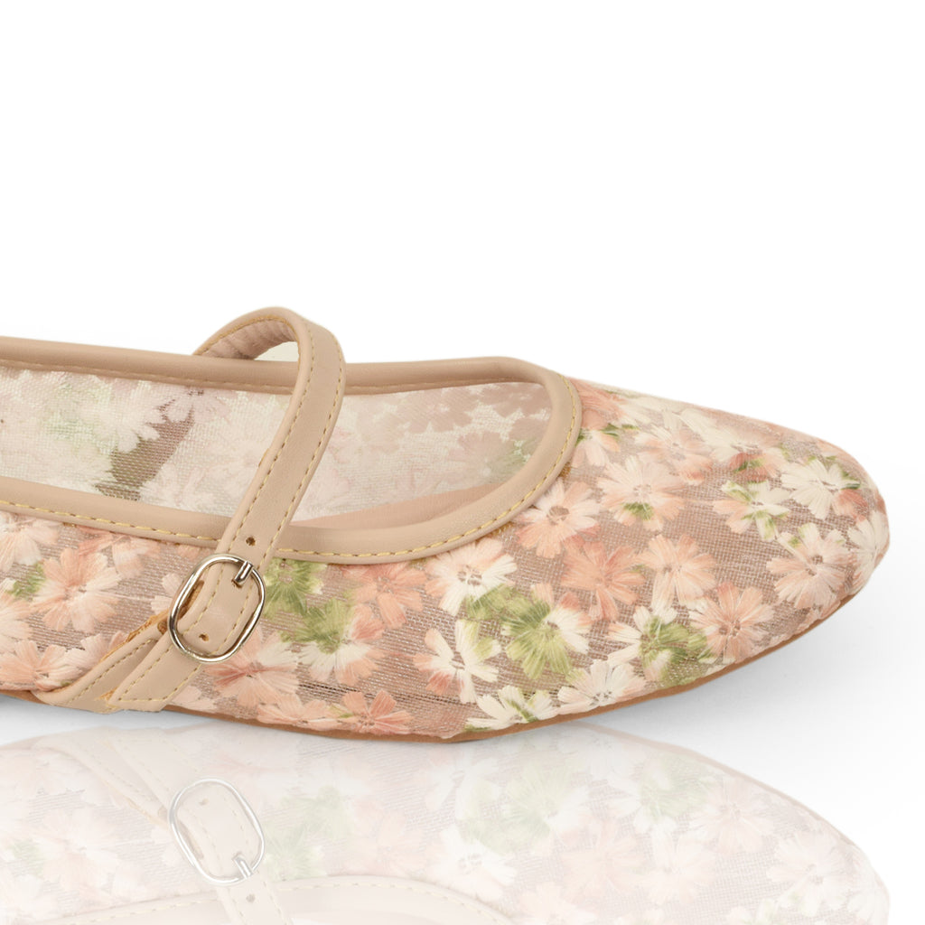 Floral Sheer Mary Jane
