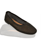 Natural Mesh Ballet Flat