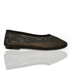Natural Mesh Ballet Flat