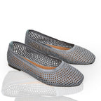 Natural Mesh Ballet Flat