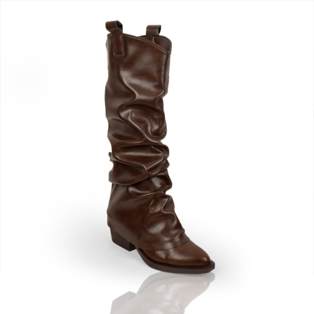 Mocha Slouch Boot