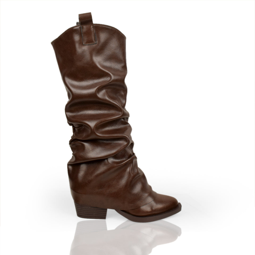 Mocha Slouch Boot