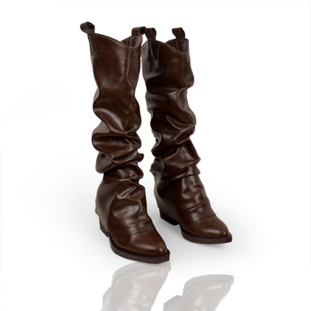 Mocha Slouch Boot