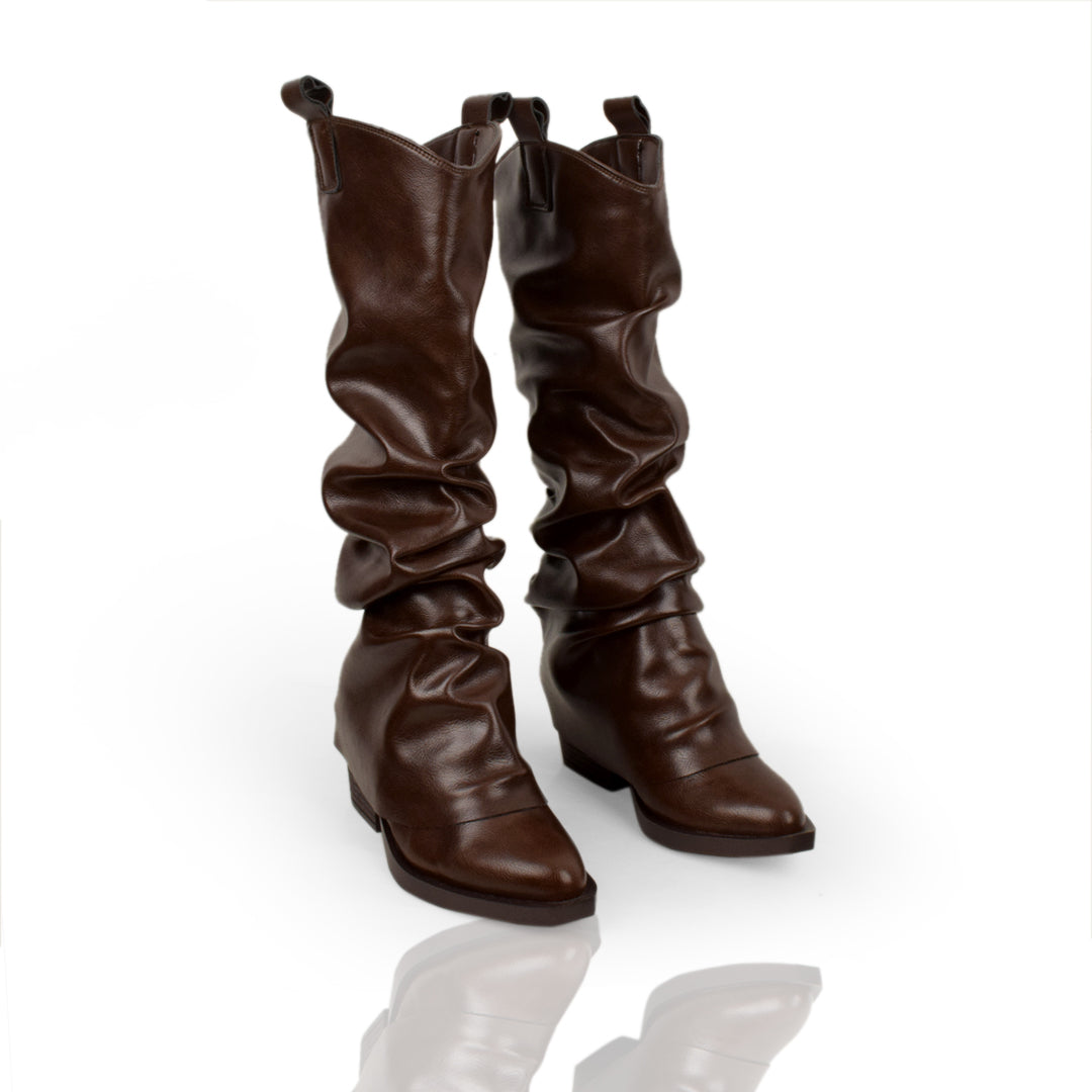 Mocha Slouch Boot