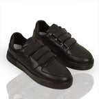 Noir Strap Sneakers